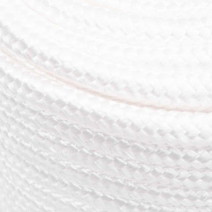 vidaXL Multipurpose Utility Rope 18 mm 100 m White PP 1995 kg Max Load 5
