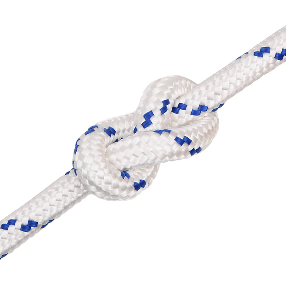 vidaXL Multipurpose Utility Rope 20 mm 50 m White and Blue PP 4