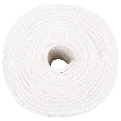 vidaXL Multipurpose Utility Rope 8 mm 250 m White PP 420 kg Max Load 3