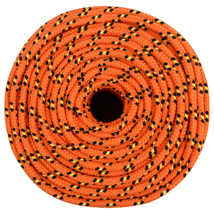 Multipurpose Utility Rope 8 mm 250 m Orange PP 420 kg Max Load