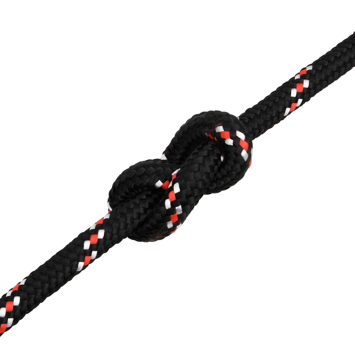 vidaXL Multipurpose Utility Rope 18 mm 100 m Black and Red PP 5