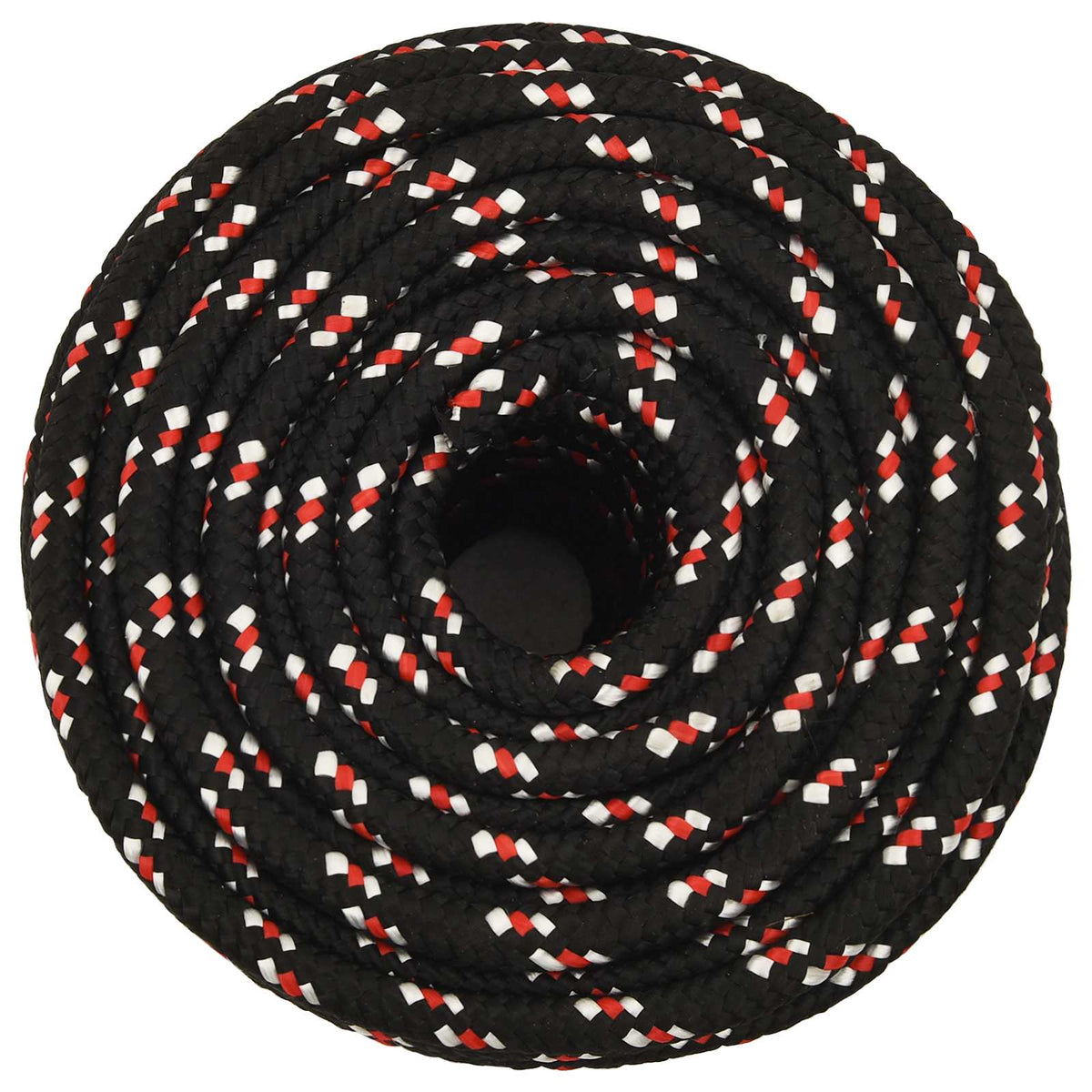 vidaXL Multipurpose Utility Rope 18 mm 100 m Black and Red PP 3