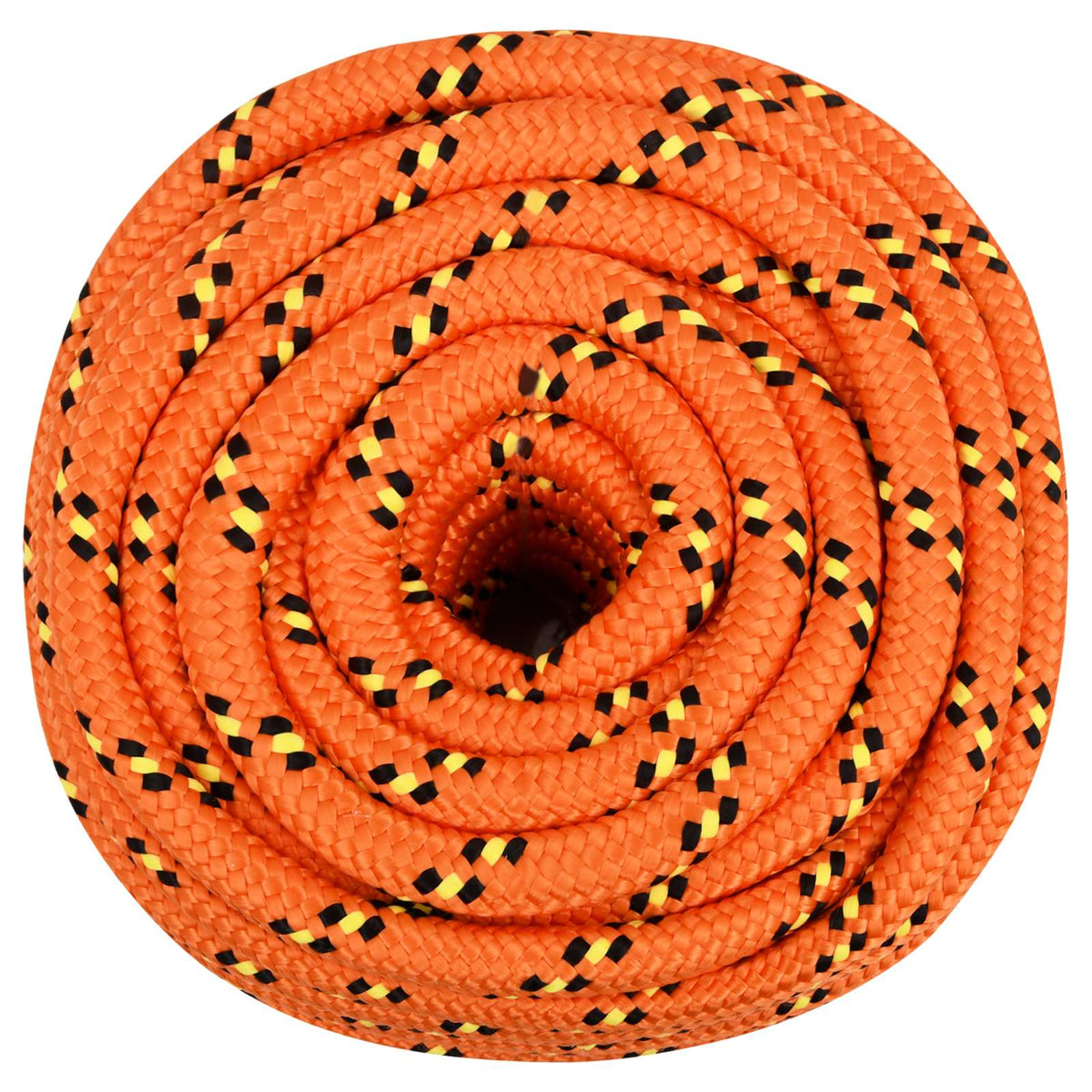vidaXL Multipurpose Utility Rope 20 mm 50 m Orange PP 2400 kg Max Load 3