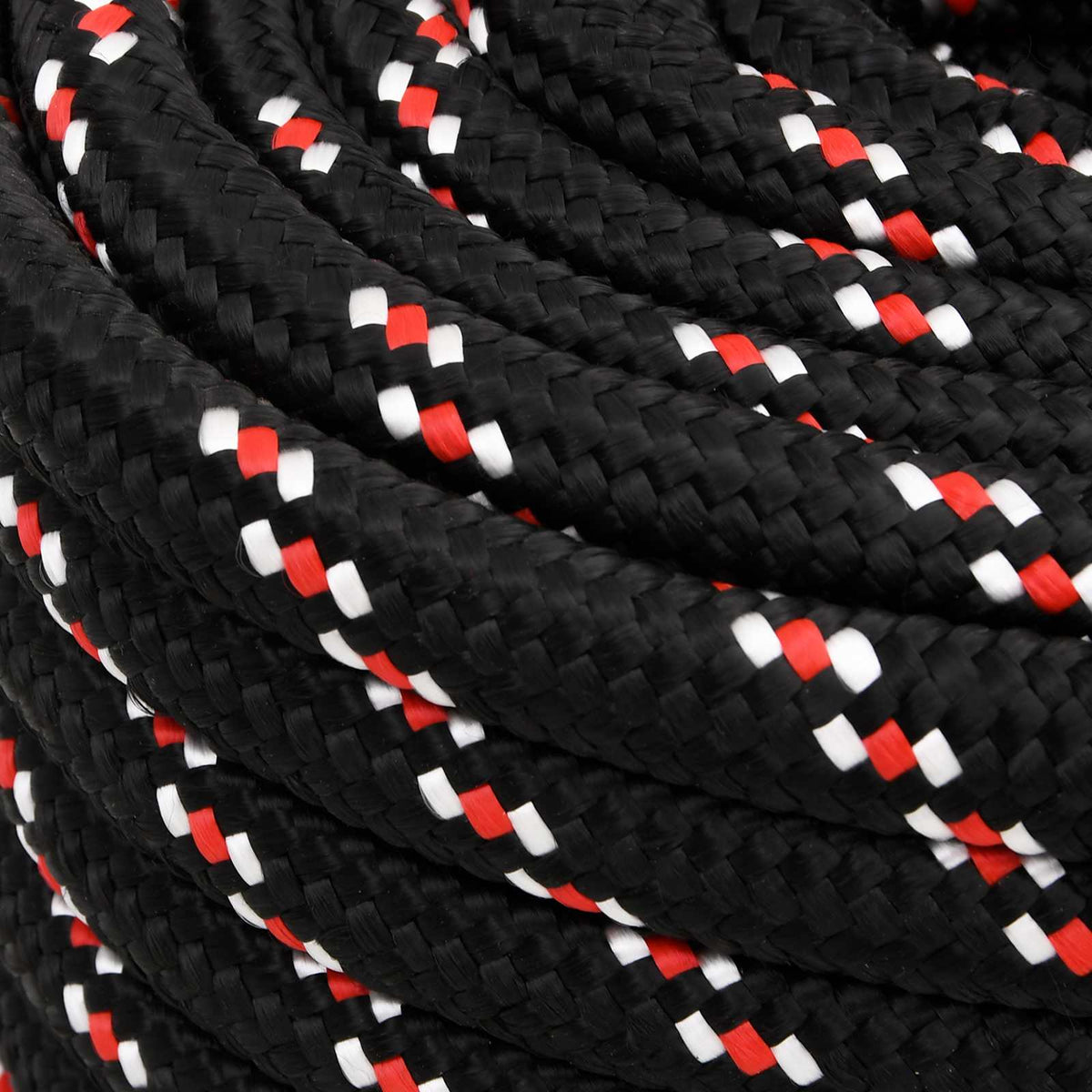 vidaXL Multipurpose Utility Rope 20 mm 50 m Black and Red PP 4