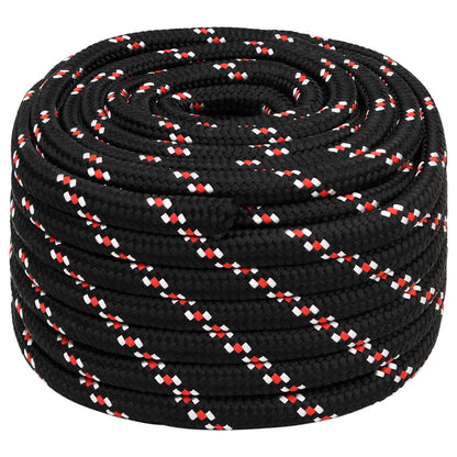 vidaXL Multipurpose Utility Rope 20 mm 50 m Black and Red PP 2