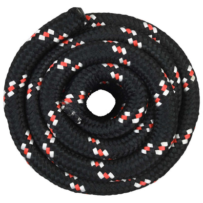 vidaXL Multipurpose Utility Rope 30 mm 25 m Black and Red PP 2