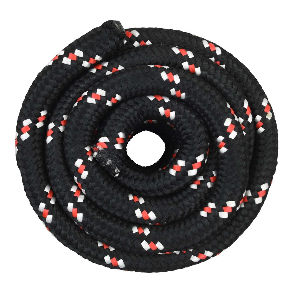 Multipurpose Utility Rope PP Length 25 m Black and Red 30 mm