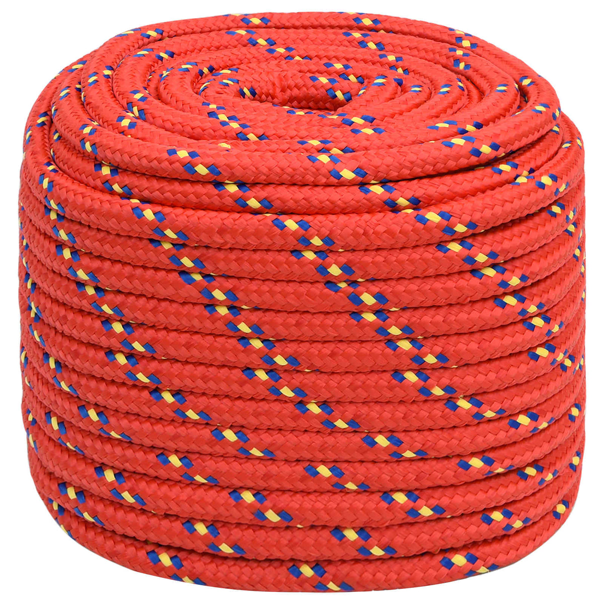 vidaXL Multipurpose Utility Rope 16 mm 100 m Red PP 1560 kg Max Load 2