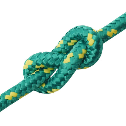 vidaXL Multipurpose Utility Rope 14 mm 100 m Green PP 1275 kg Max Load 5