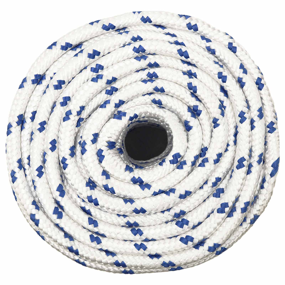 Multipurpose Utility Rope PP Length 100 m White and blue 14 mm