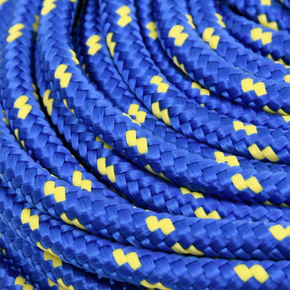 vidaXL Multipurpose Utility Rope 8 mm 250 m Blue PP 420 kg Max Load 4