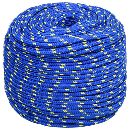 vidaXL Multipurpose Utility Rope 8 mm 250 m Blue PP 420 kg Max Load 2