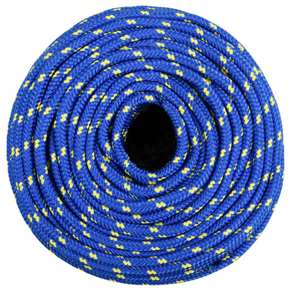 vidaXL Multipurpose Utility Rope 8 mm 250 m Blue PP 420 kg Max Load 3