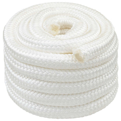 vidaXL Multipurpose Utility Rope 50 mm 10 m White PP 15000 kg Max Load 1