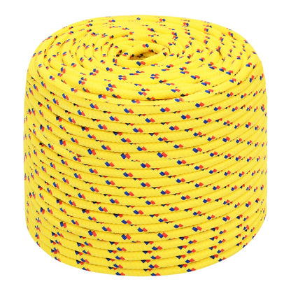 Multipurpose Utility Rope 8 mm 250 m Yellow PP 420 kg Max Load