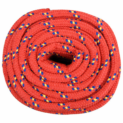 vidaXL Multipurpose Utility Rope 20 mm 50 m Red PP 2400 kg Max Load 3