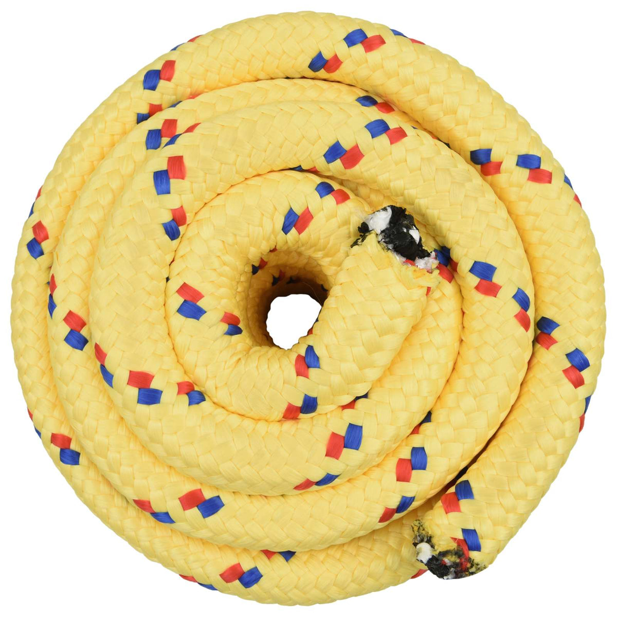 vidaXL Multipurpose Utility Rope 40 mm 10 m Yellow PP 9600 kg Max Load 2