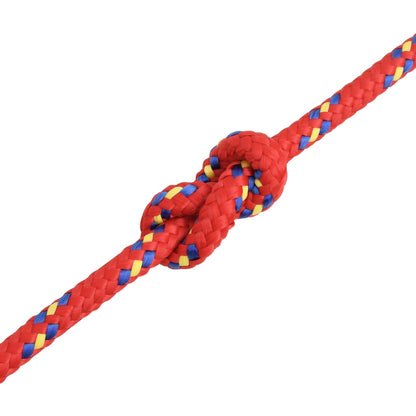 vidaXL Multipurpose Utility Rope 8 mm 250 m Red PP 420 kg Max Load 5