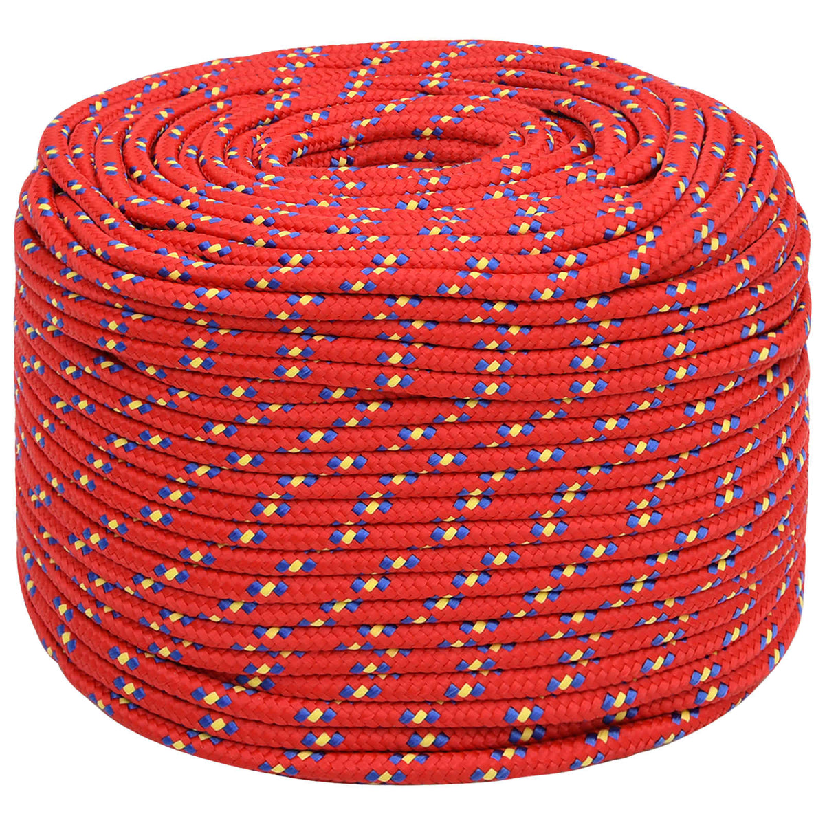 vidaXL Multipurpose Utility Rope 8 mm 250 m Red PP 420 kg Max Load 2