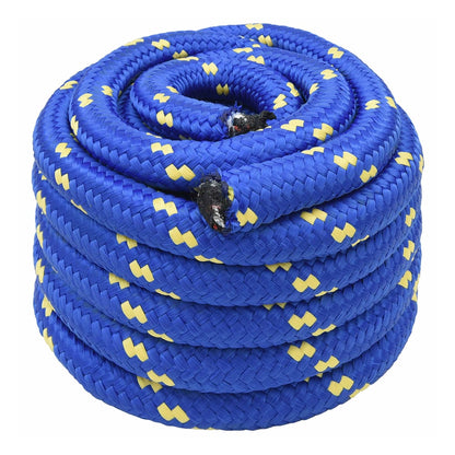 Multipurpose Utility Rope PP 27 kg Max Load Length 25 m Blue 30 mm
