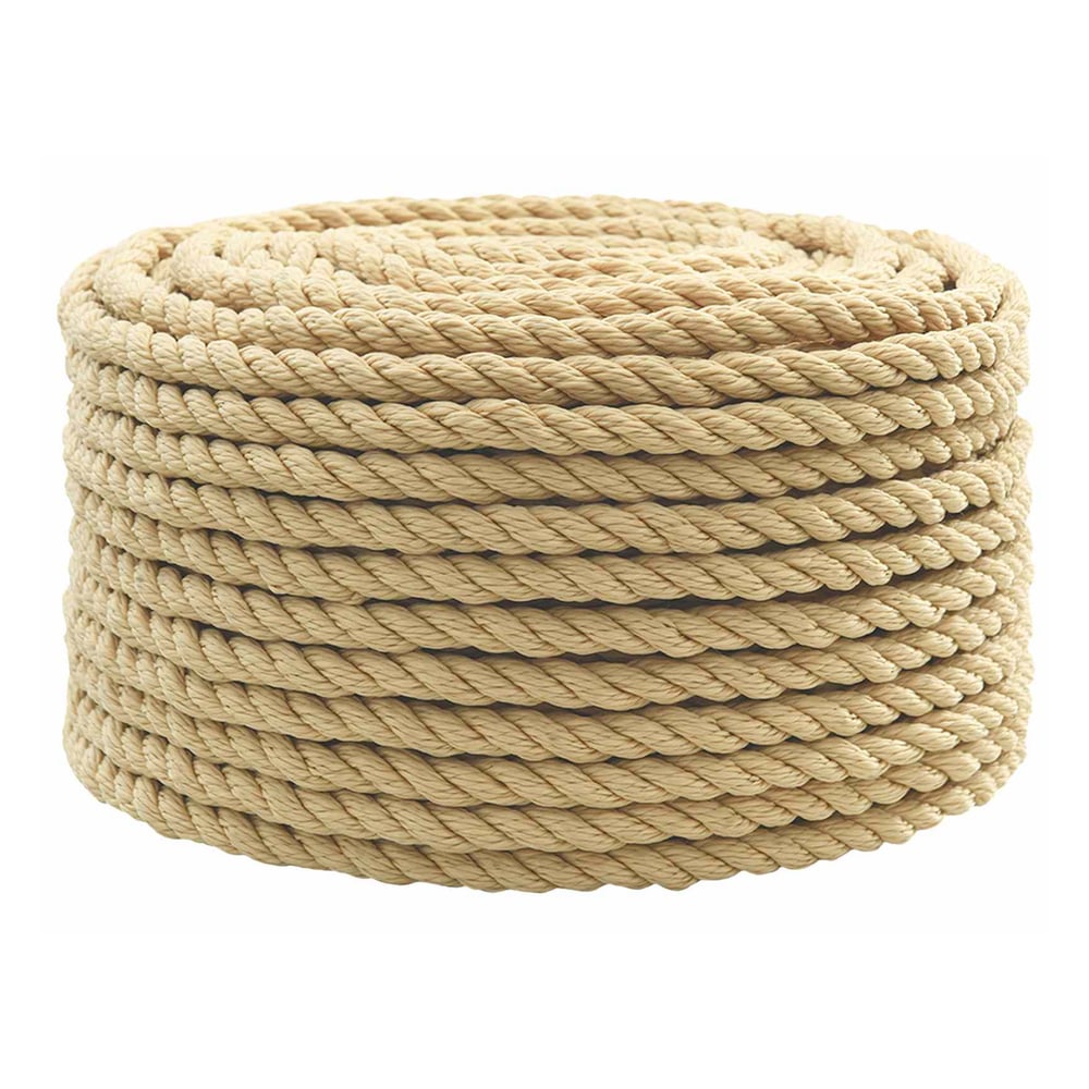 Multipurpose Utility Rope PP Length 100 m Natural 16 mm