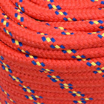 Multipurpose Utility Rope 18 mm 100 m Red PP 1995 kg Max Load