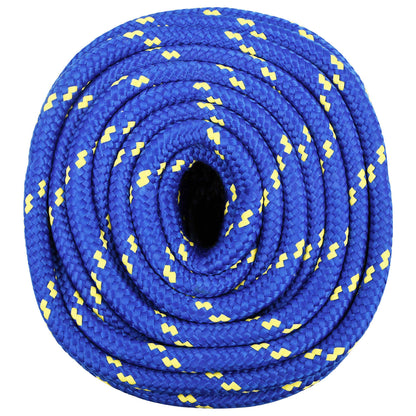 Multipurpose Utility Rope PP 27 kg Max Load Length 100 m Blue 16 mm