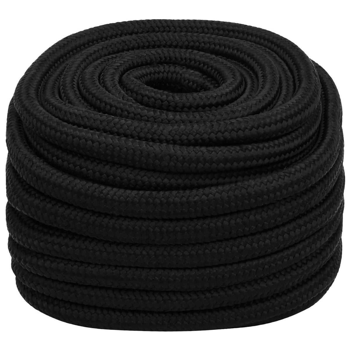 vidaXL Multipurpose Utility Rope 20 mm 25 m Black Polyester 2