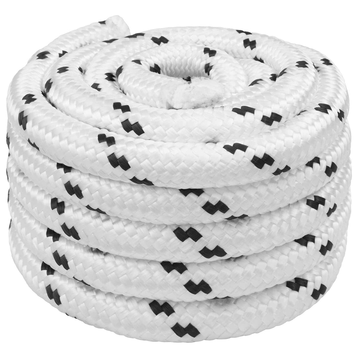 vidaXL Multipurpose Utility Rope 25 mm 25 m White Polyester 1