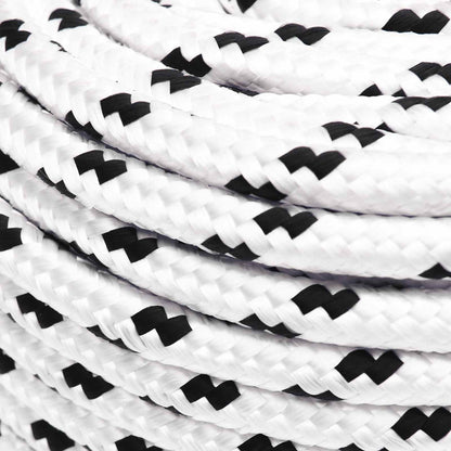 vidaXL Multipurpose Utility Rope 10 mm 100 m White Polyester 4