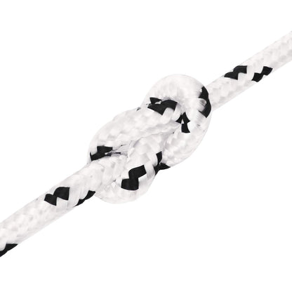vidaXL Multipurpose Utility Rope 10 mm 100 m White Polyester 5