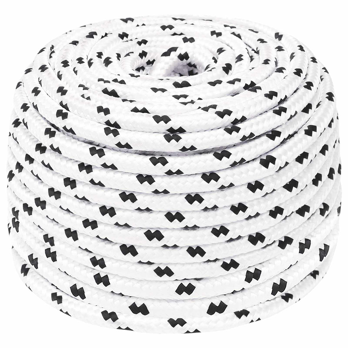 vidaXL Multipurpose Utility Rope 10 mm 100 m White Polyester 2
