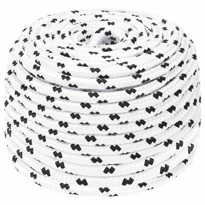 vidaXL Multipurpose Utility Rope 10 mm 100 m White Polyester 2