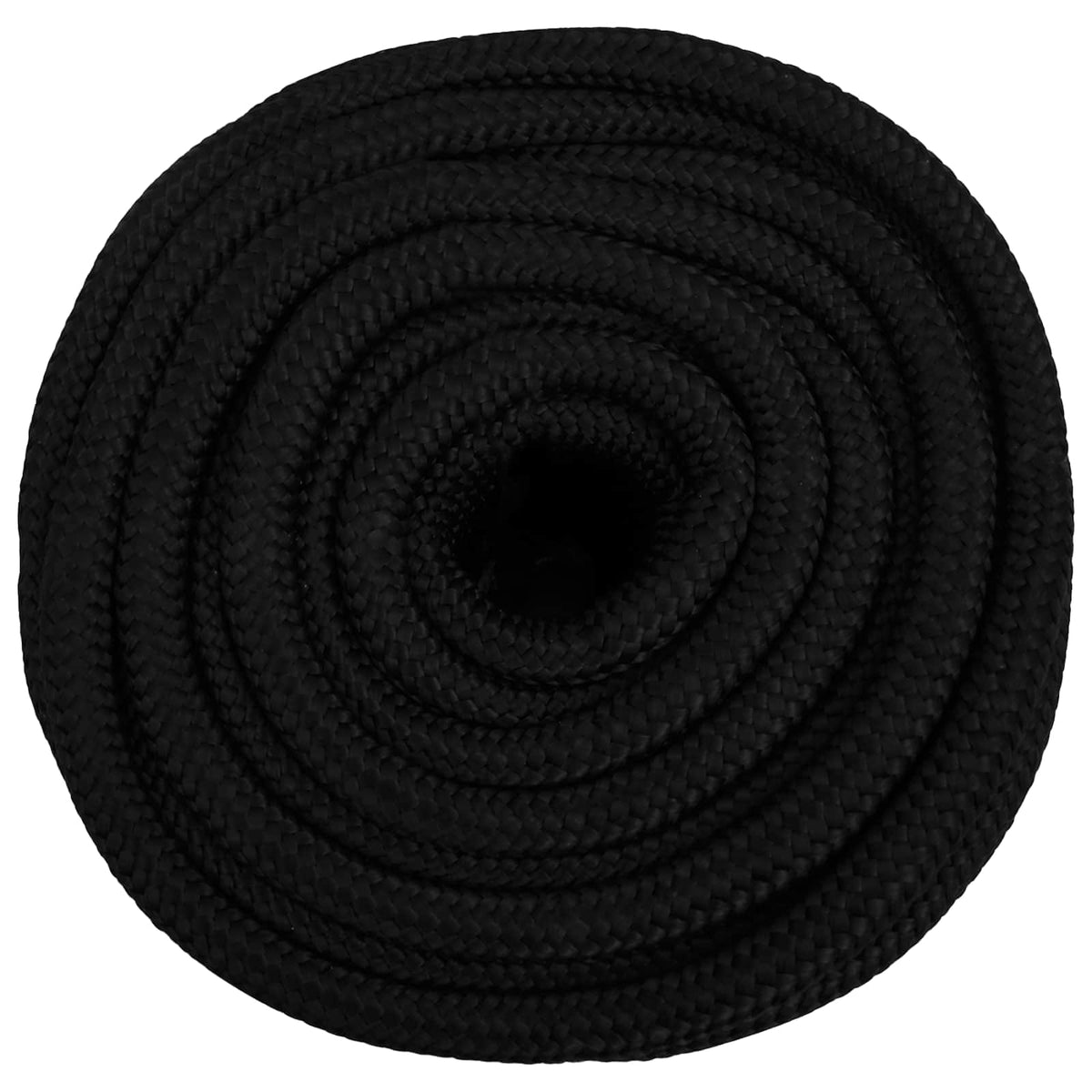 vidaXL Multipurpose Utility Rope 16 mm 100 m Black Polyester 3