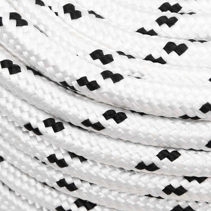 Multipurpose Utility Rope 12 mm 100 m White Polyester