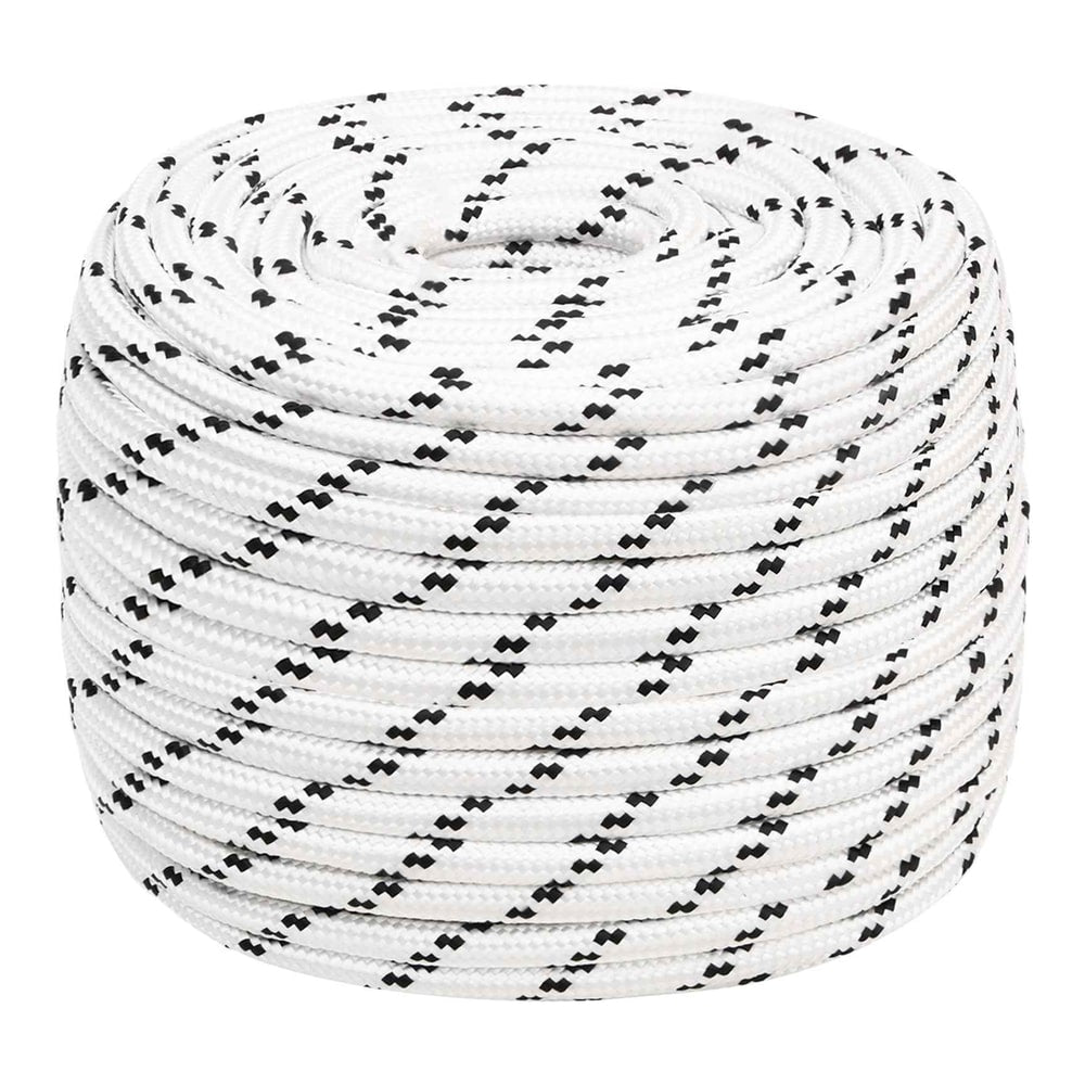 Multipurpose Utility Rope 12 mm 100 m White Polyester