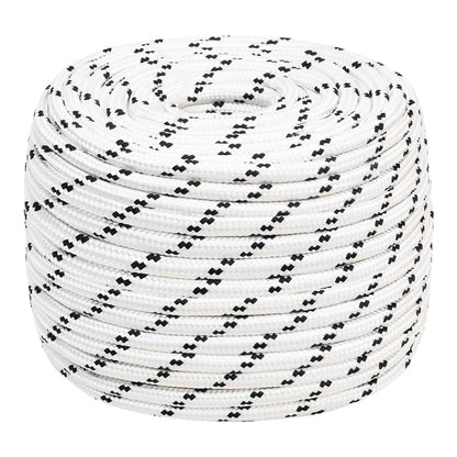 Multipurpose Utility Rope 12 mm 100 m White Polyester