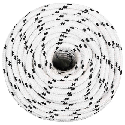 Multipurpose Utility Rope Polyester White Length 100 m 12 mm