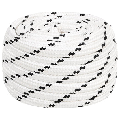 vidaXL Multipurpose Utility Rope 16 mm 100 m White Polyester 2
