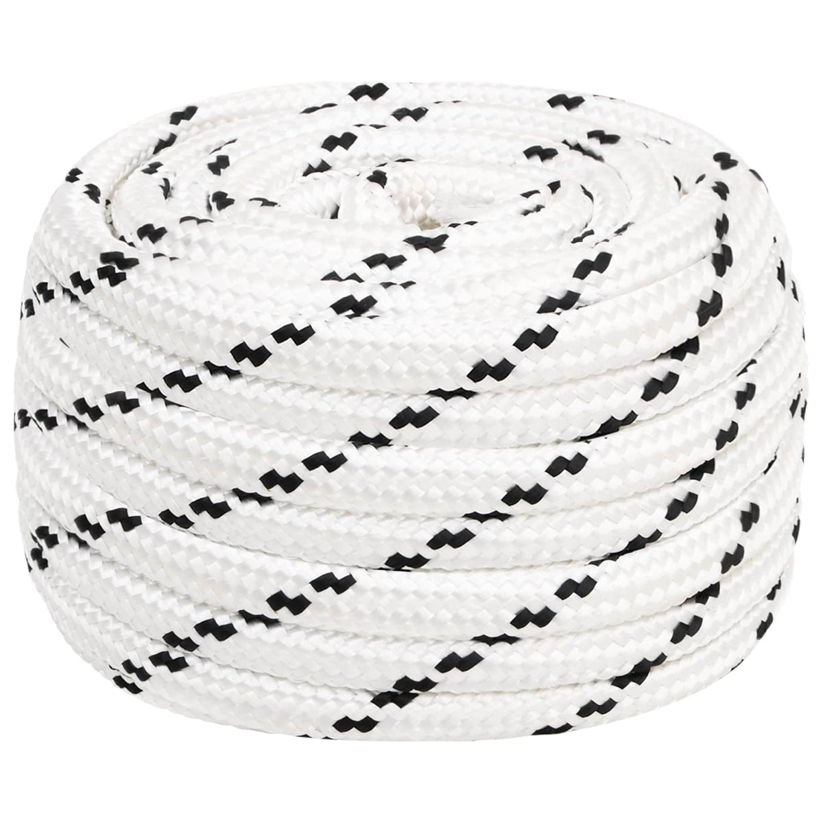 Multipurpose Utility Rope Polyester White Length 100 m 16 mm