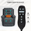 HOMCOM Power Lift Recliner Chair with Vibration Massage, Heat, USB - Grey