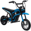 HOMCOM 24V Electric Motorbike with Twist Grip Throttle, Music, Horn, 12