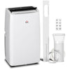 HOMCOM Portable Air Conditioner 14000 BTU, 4-in-1 Air Conditioning Unit, Dehumidifier, Cooling, Fan, Sleep Mode with 3 Speeds, Remote Control, LED Display, 24H Timer, Window Kit, Children Lock, 40mÂ²