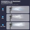 HOMCOM Pedestal Fan with Water Mist Spray, Spray Misting Fan with 70Â° Oscillation, Tilt Head, 3 Speeds, 3 Modes, Adjustable Mist, 3.2L Water Tank, for Home, 120 cm
