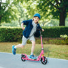 AIYAPLAY Kids Scooter with Four-Level Adjustable Handlebar, Dual Brake System, 200mm Wheels, ABEC-7 Bearings, Pink