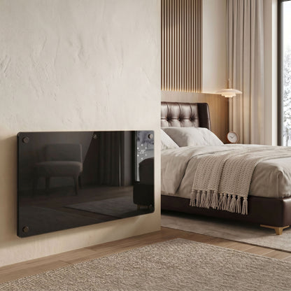 HOMCOM 1500W Smart Control Heater in Black