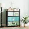 HOMCOM 4-Drawer Chest of Drawers - Blue
