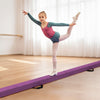 8 FT Folding Gymnastic Beam with Anti-slip Base for Toddler-Purple