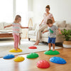 8 Pieces Non-Slip Toddler Stepping Stones for Kids Aged 3+-Colourful