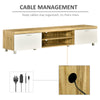 HOMCOM Modern TV unit Cabinet Entertainment Centre for TVs up to 90